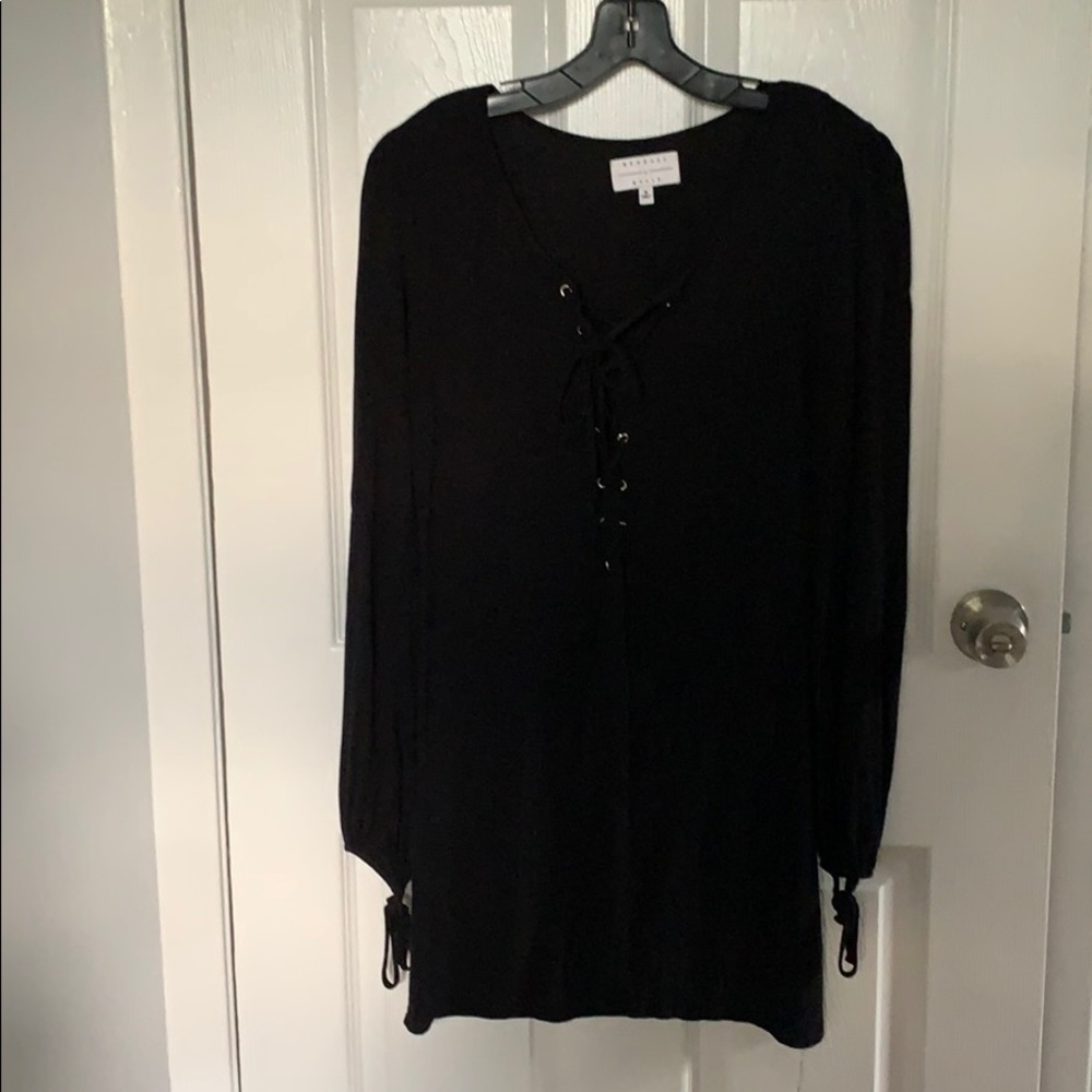 Black short dress or long top?